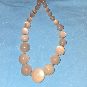 Elegant Brown Beaded Necklace - Women Jewelry